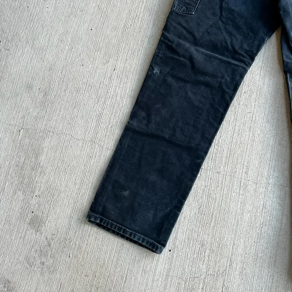 Carhartt faded black double knee work wear carpenter pants